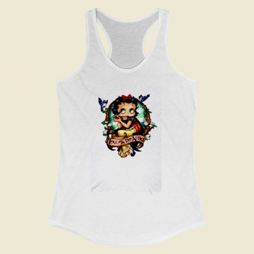 Betty Boop Women Racerback Tank Top