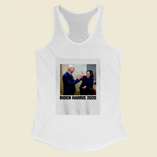 Biden Harris High Five 2020 Kamala Joe Women Racerback Tank Top