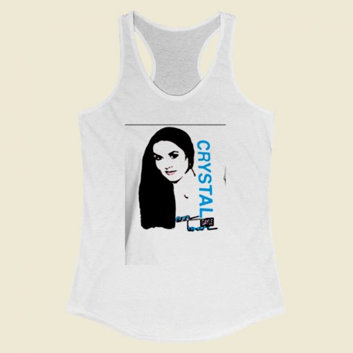 Big Guys Rule Big And Tall Crystal Gayle Women Racerback Tank Top