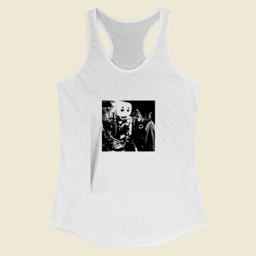 Big Guys Rule Big And Tall Michael Keaton As Batman Women Racerback Tank Top