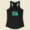 Bigfoot Rock And Roll Wyoming Flag Racerback Tank Top Style