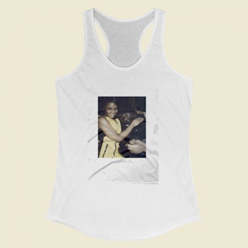 Biggie And Lil Kim Hug Love Women Racerback Tank Top