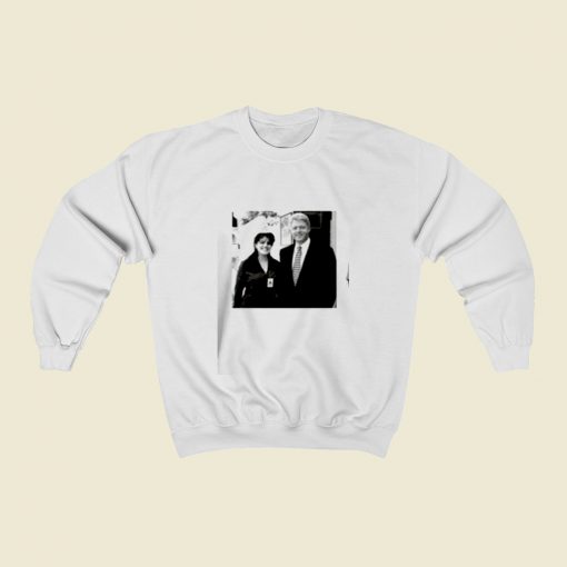 Bill Clinton And Monica Lewinsky Christmas Sweatshirt Style