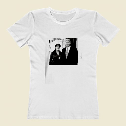 Bill Clinton And Monica Lewinsky Women T Shirt Style