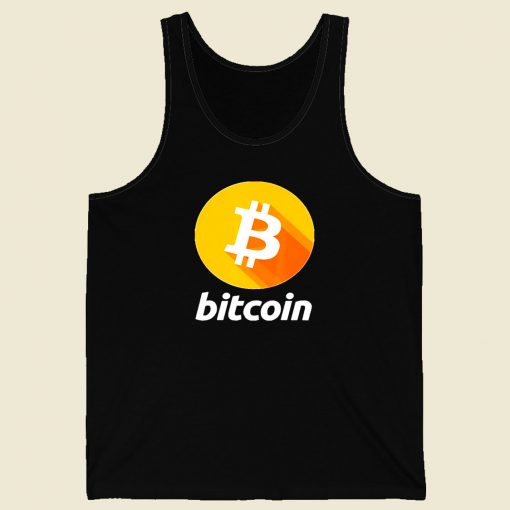 Bitcoin Logo Men Tank Top