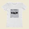 Black Cat Ew People Women T Shirt Style