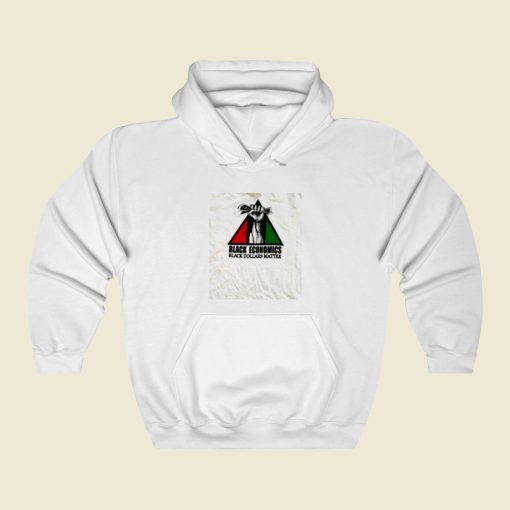 Black Economics Dollars Matter Street Hoodie Style