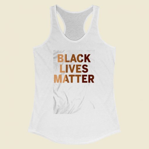 Black Lives Matter Women Racerback Tank Top