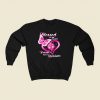 Blessed To Be Called Breast Cancer Survivor 80s Fashionable Sweatshirt