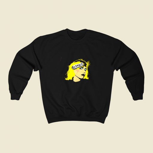 Blondie Face 80s Fashionable Sweatshirt