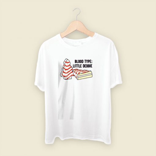 Blood Type Little Debbie Men T Shirt Style