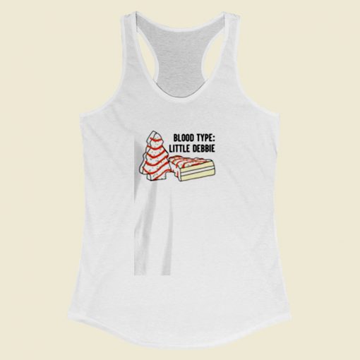 Blood Type Little Debbie Women Racerback Tank Top