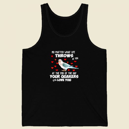 Blue Quaker Men Tank Top