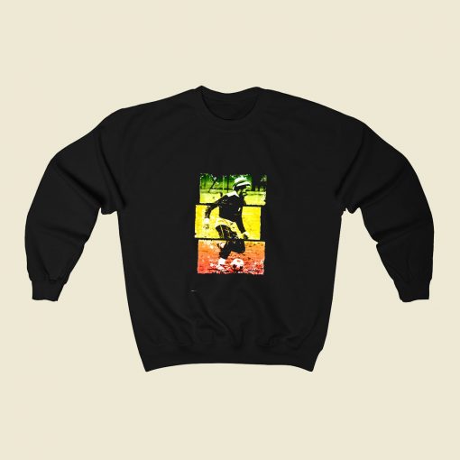 Bob Marley Play Football 80s Fashionable Sweatshirt