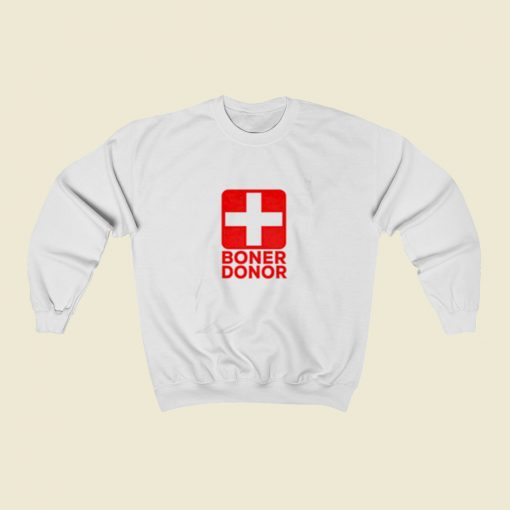 Boner Donor Christmas Sweatshirt Style