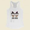 Boo Bees Witch Halloween Women Racerback Tank Top