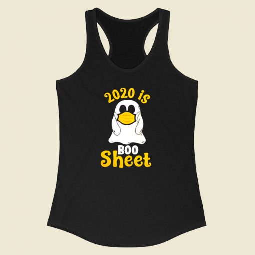 Boo Sheet Ghost Racerback Tank Top Style