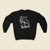 Book Reading Dog Lovers 80s Fashionable Sweatshirt