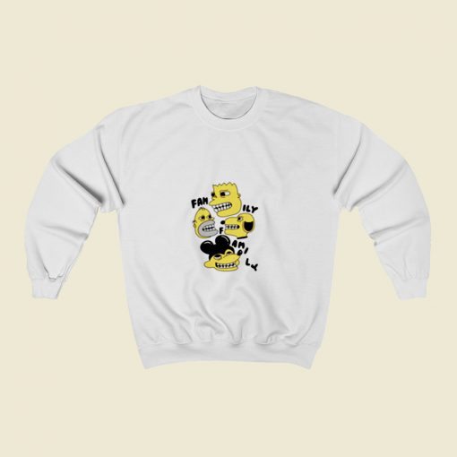 Bootleg Bart Snoopy Mickey Skate Christmas Sweatshirt Style