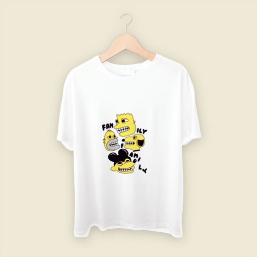 Bootleg Bart Snoopy Mickey Skate Men T Shirt Style