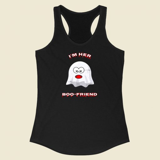 Boyfriend Ghost Halloween Racerback Tank Top Style