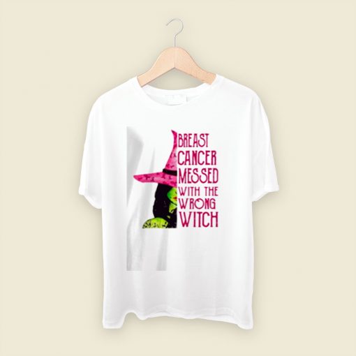 Breast Cancer Messed Men T Shirt Style