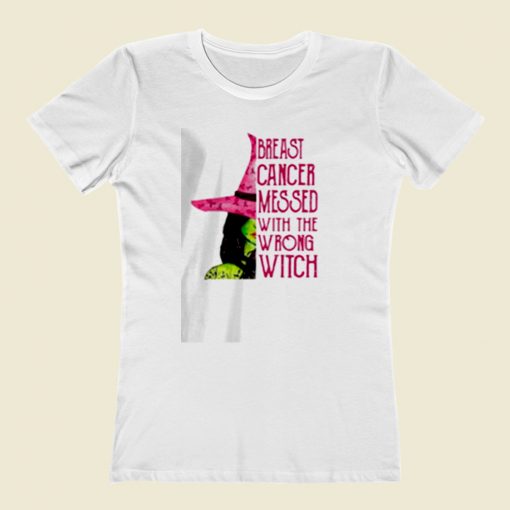 Breast Cancer Messed Women T Shirt Style