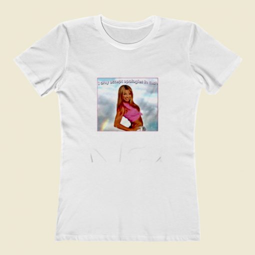 Britney Spears Apologies Women T Shirt Style