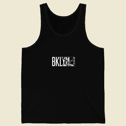 Brooklyn New York City Bklyn 718 Men Tank Top