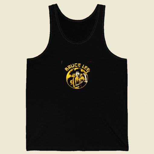 Bruce Lee Circle Dragon Men Tank Top