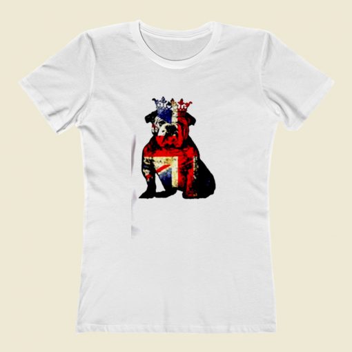 Buldog British Union Women T Shirt Style