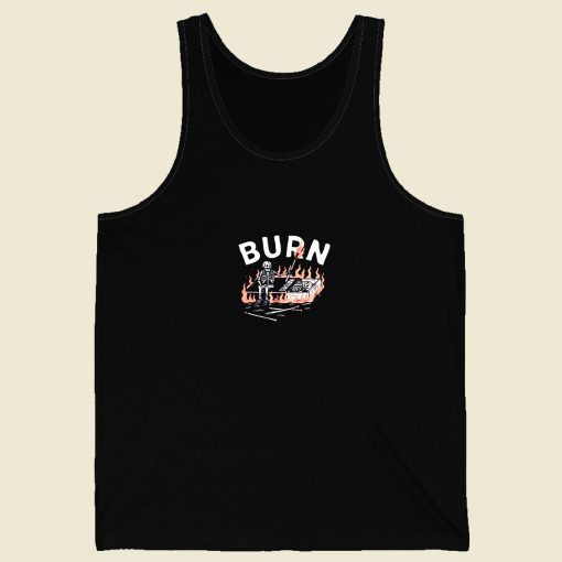 Burn Skull Men Tank Top