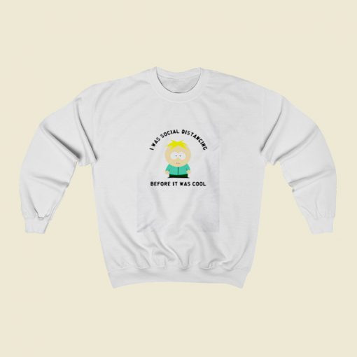 Butters Social Distancing South Par Christmas Sweatshirt Style