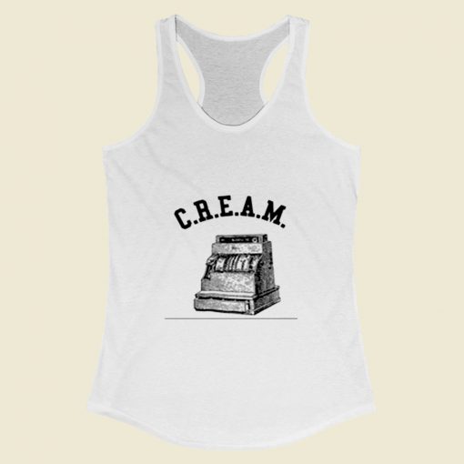 C R E A M Money Women Racerback Tank Top