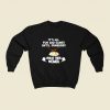 Camping Bonfire Dont Burn Your Weiner 80s Fashionable Sweatshirt