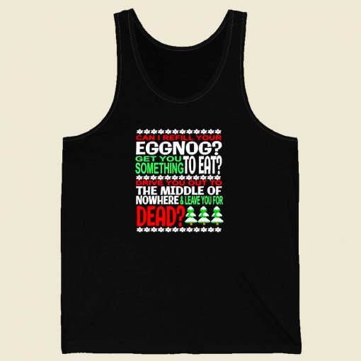 Can I Refill Your Eggnog Men Tank Top