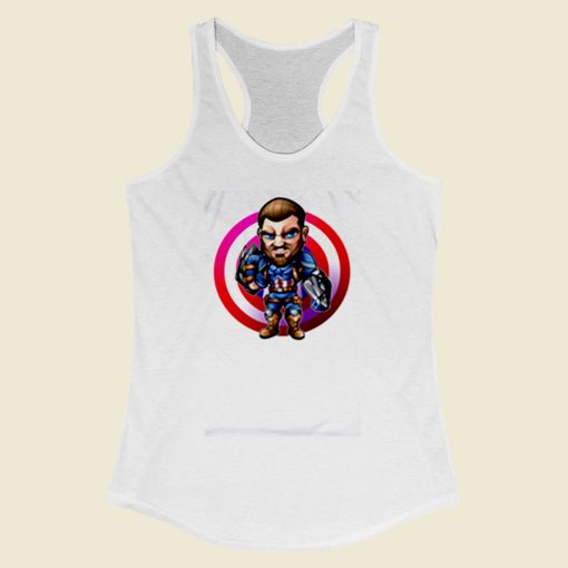 Captain America Avengers Women Racerback Tank Top