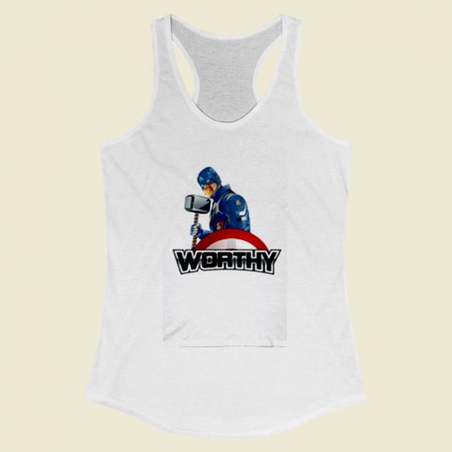 Captain America Endgame Women Racerback Tank Top