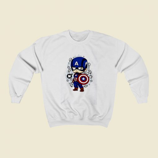 Captain America Pop Art Christmas Sweatshirt Style