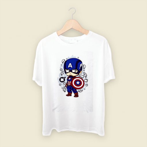 Captain America Pop Art Men T Shirt Style