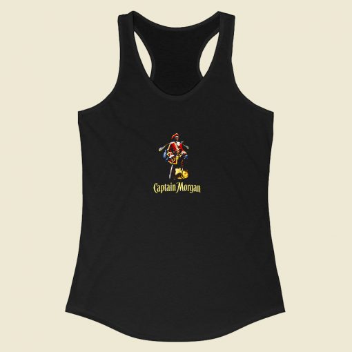 Captain Morgan Freeman Racerback Tank Top Style