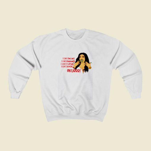 Cardi B Okurrr Christmas Sweatshirt Style