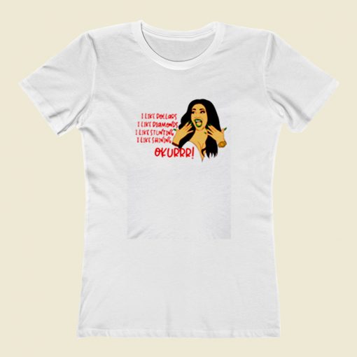 Cardi B Okurrr Women T Shirt Style