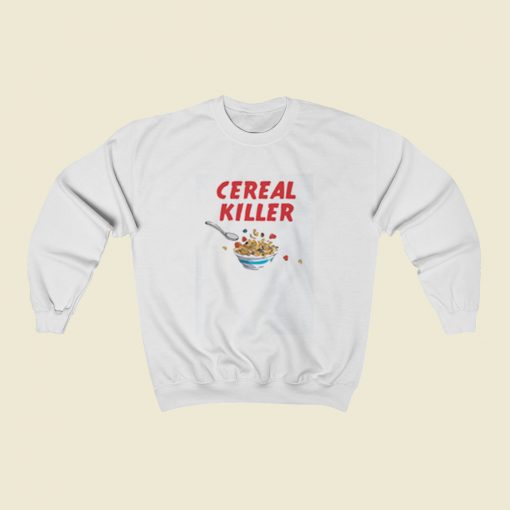 Cereal Killer Pun Christmas Sweatshirt Style