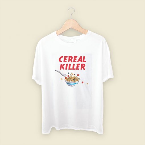 Cereal Killer Pun Men T Shirt Style