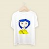 Character Coraline From The Animated Movie Men T Shirt Style