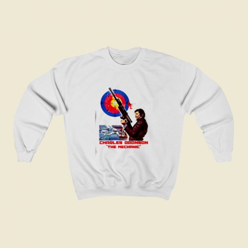 Charles Bronson The Mechanic Christmas Sweatshirt Style