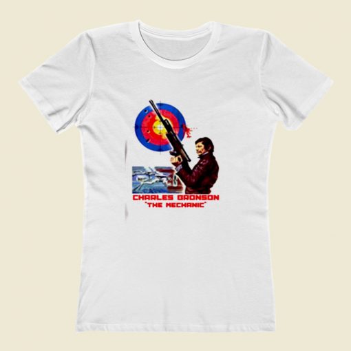 Charles Bronson The Mechanic Women T Shirt Style