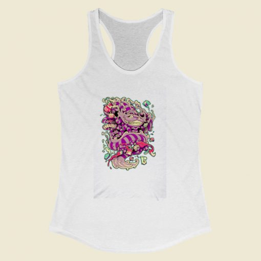 Cheshire Dragon Women Racerback Tank Top