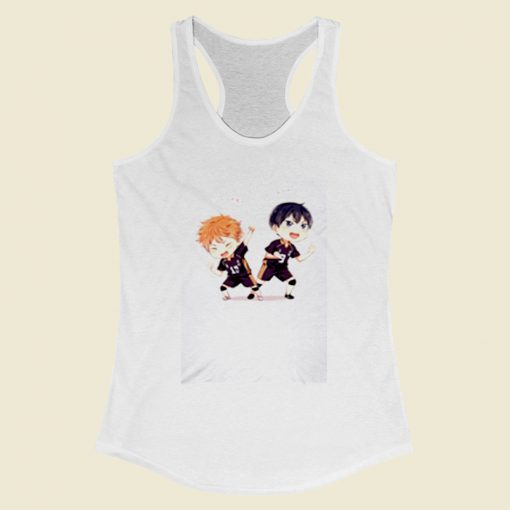 Chibi Shoyo And Kageyama Women Racerback Tank Top